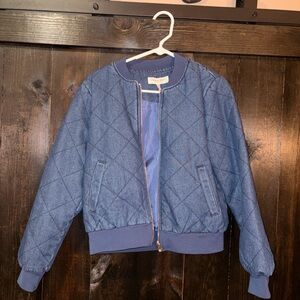 Quilted Denim Jacket